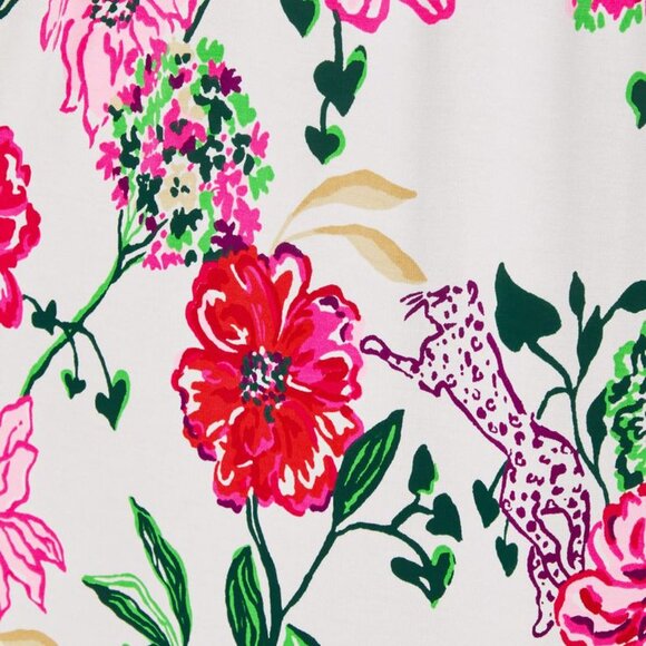 Lilly Pulitzer Hartley Maxi Dress Coconut Safari Sanctuary - Picture 4 of 15